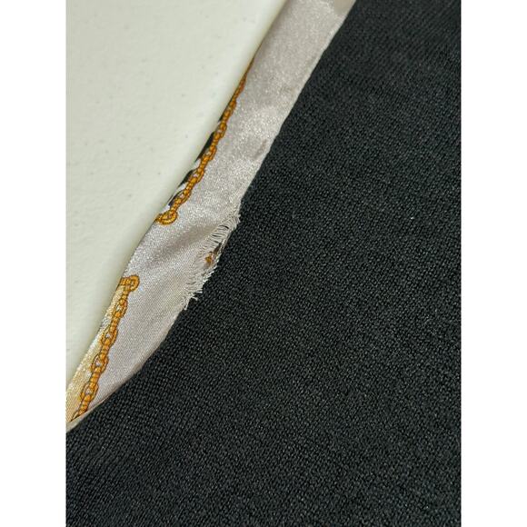 Chi by Falchi Sweater Womens Medium Silk Cashmere Knit Cardigan Quiet Luxury - Picture 10 of 12